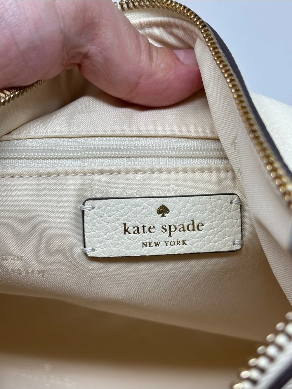 Kate Spade Emma Colorblock pebbles leather purse NWT buttermilk/yellow